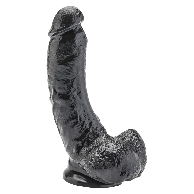 Dildo czarne realistyczny penis przyssawka 20cm